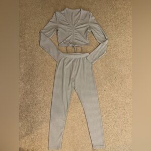 Gray Two Piece set
